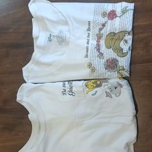 Disney Beauty and the Beast shirt lot